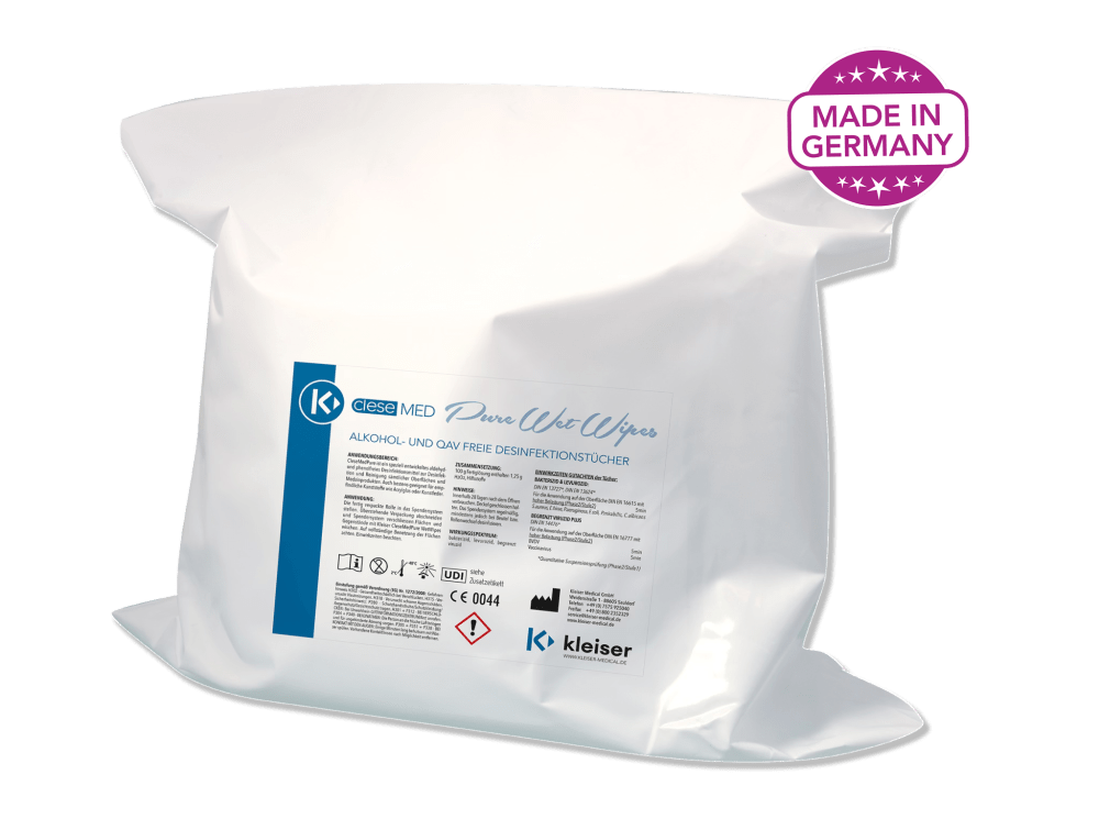 cleseMED Pure WetWipes Alkoholfrei 140 Blatt