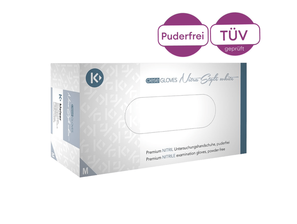 cleseGLOVES NitraStyle white