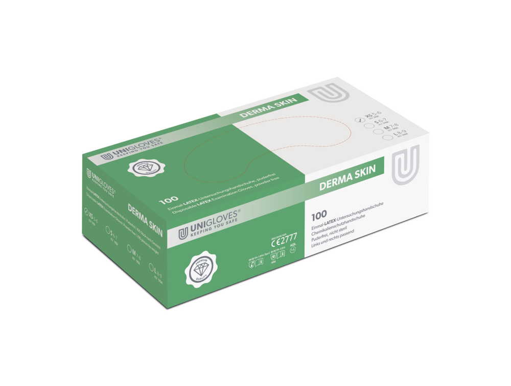 Unigloves Derma Skin